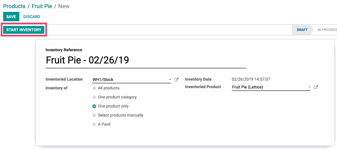 Odoo image and text block