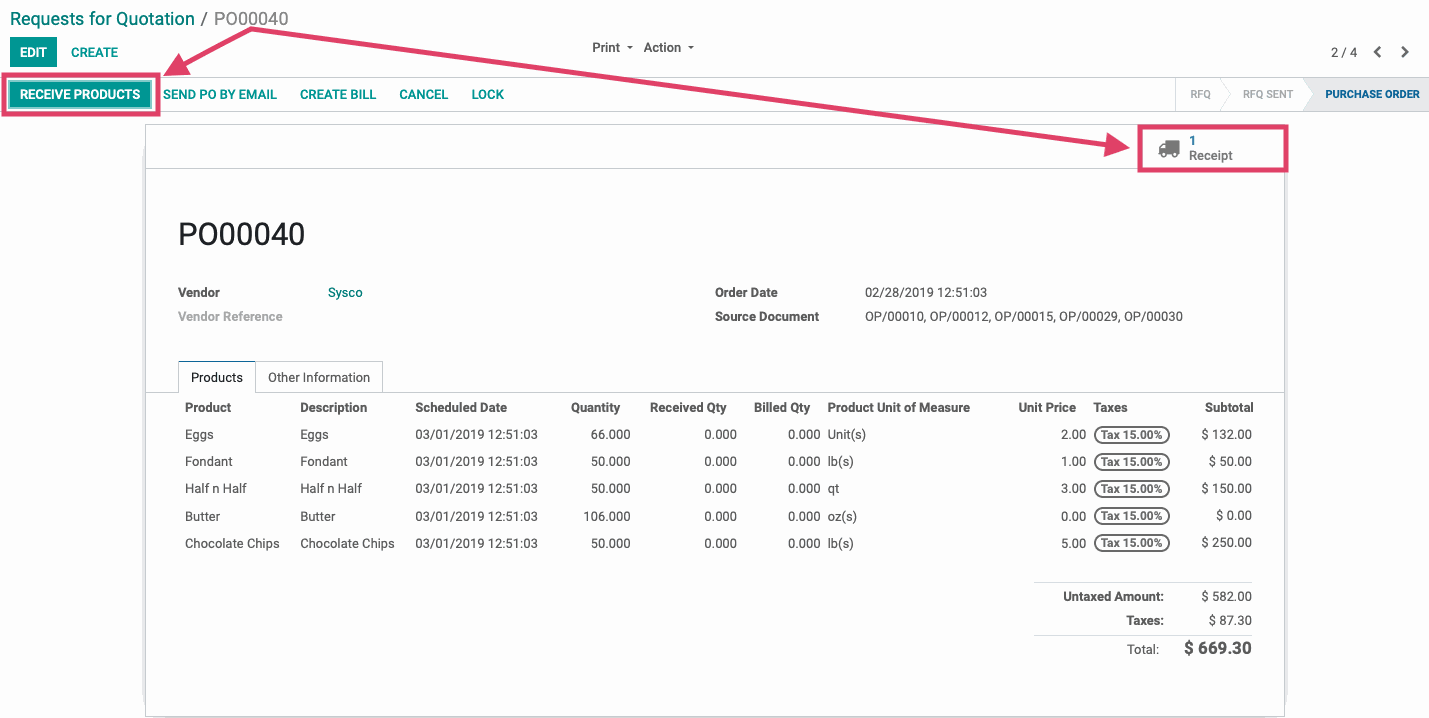 Odoo image and text block