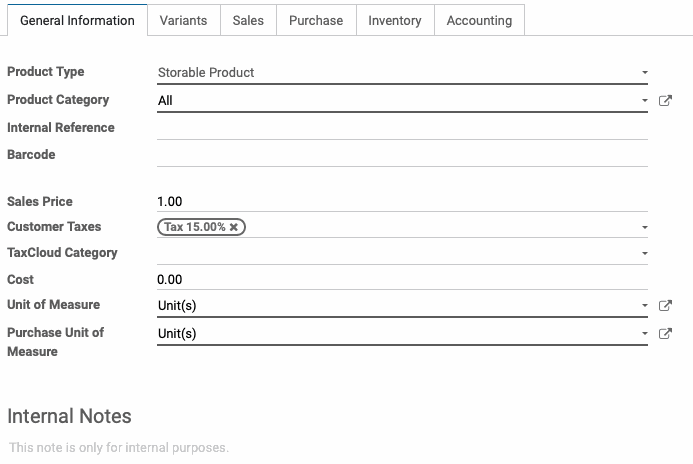 Odoo image and text block