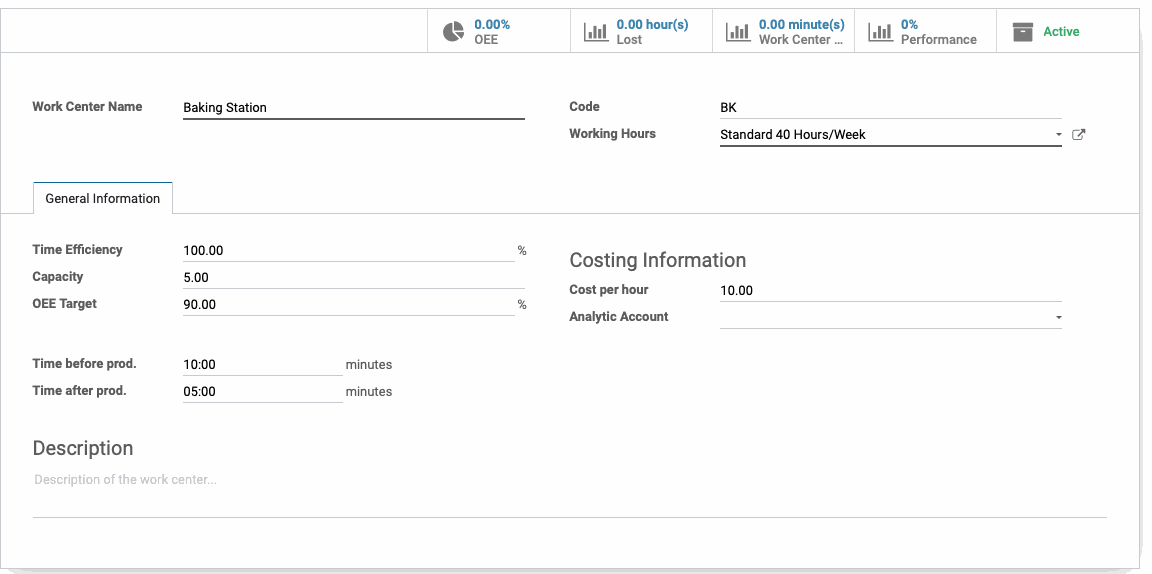 Odoo image and text block