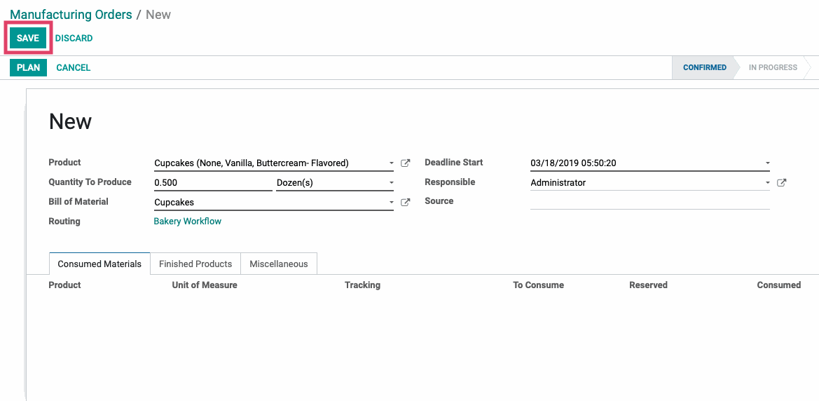 Odoo image and text block