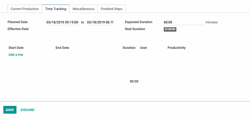 Odoo image and text block