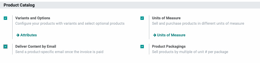 Odoo image and text block