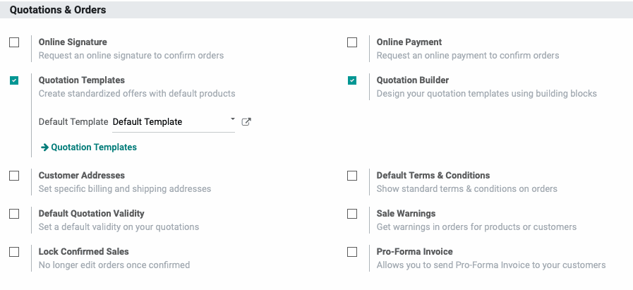 Odoo image and text block