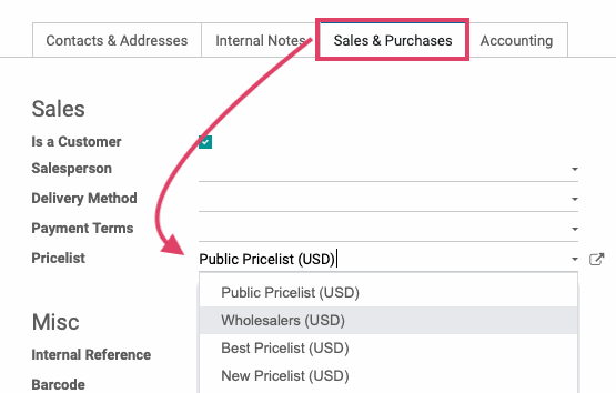 Odoo image and text block