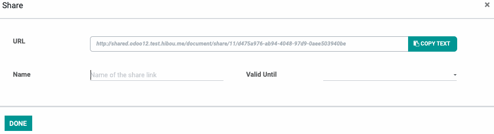 Odoo image and text block
