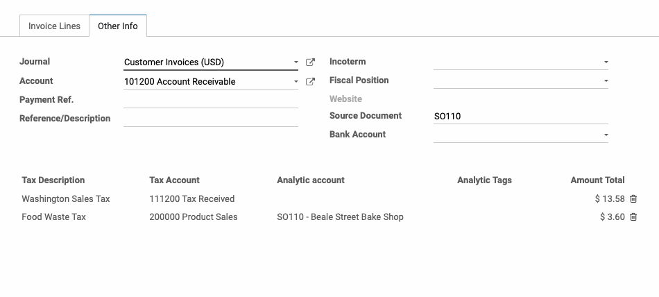 Odoo image and text block