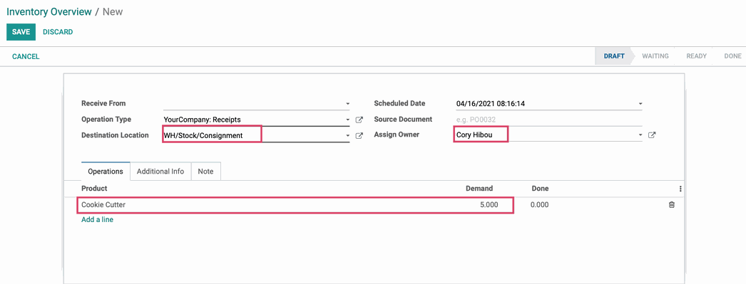 Odoo • Text and Image