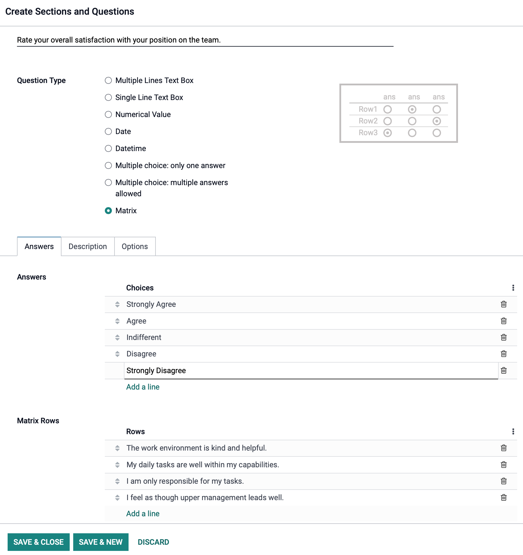 Odoo image and text block